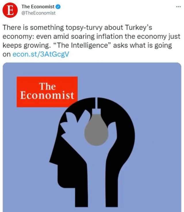 İngiltere merkezli Economist dergisinin yayınında, Türk ekonomisi ele alındı.